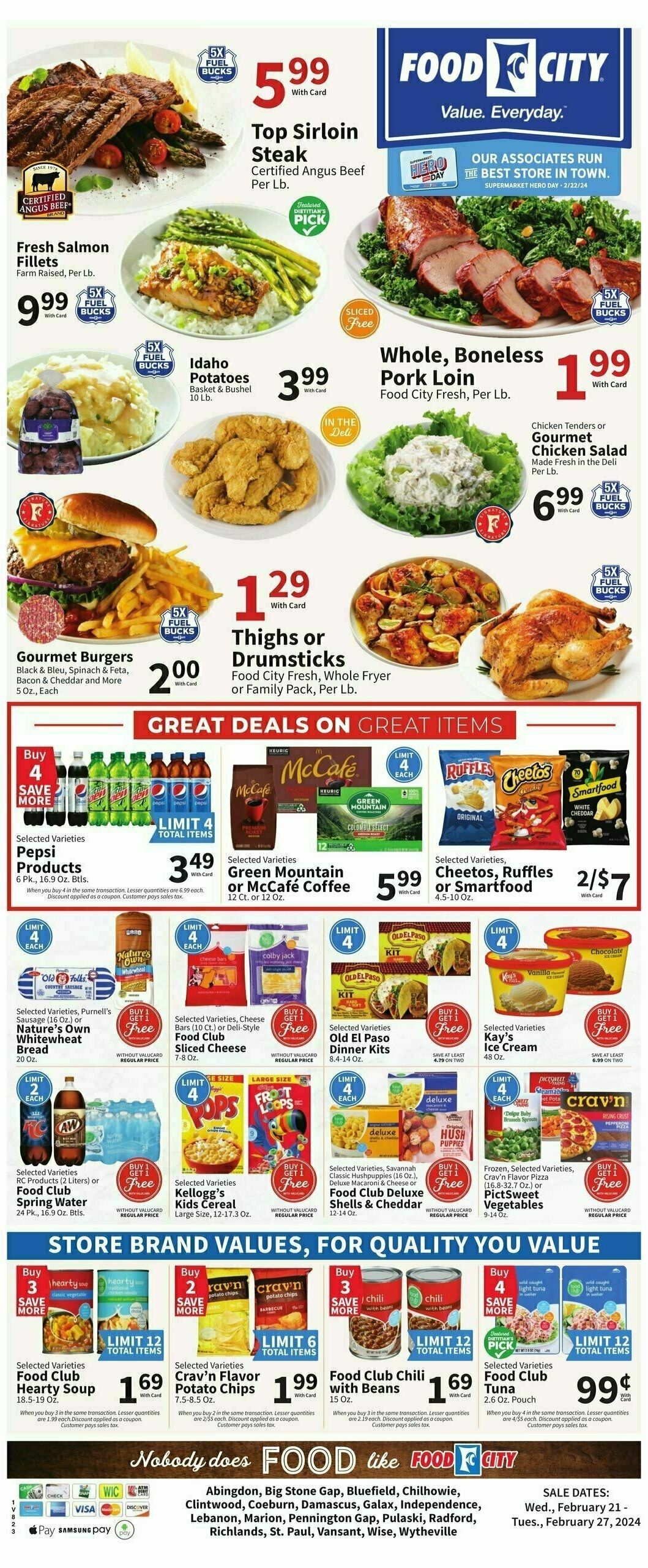 Food City Weekly Ad from February 21