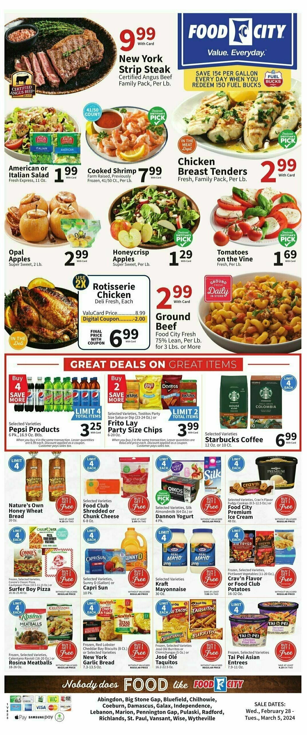 Food City Weekly Ad from February 28