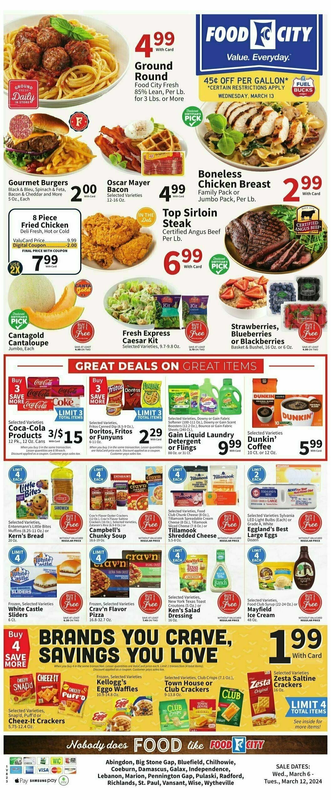 Food City Weekly Ad from March 6