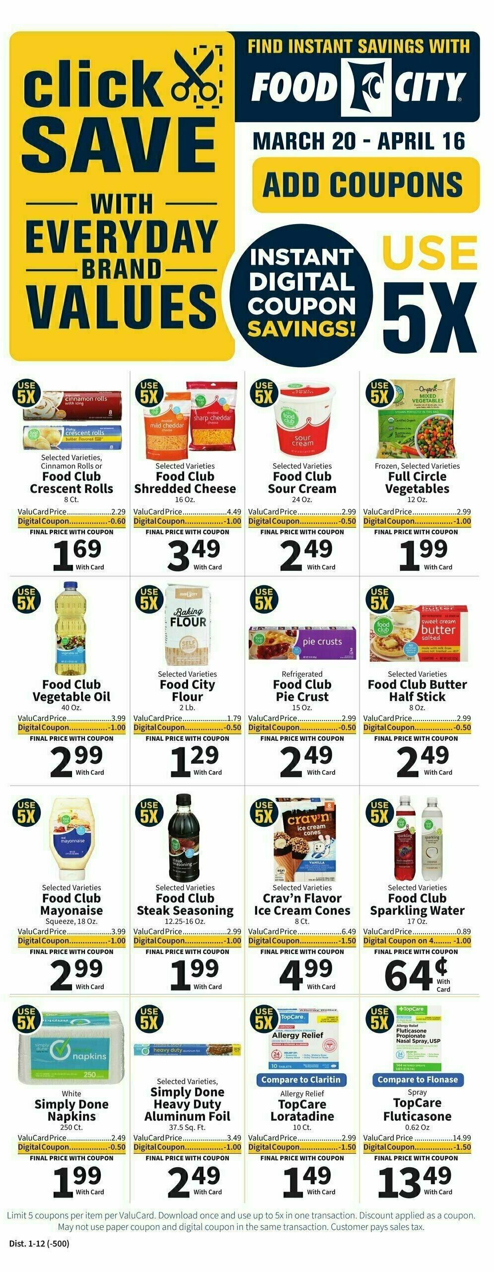 Food City Weekly Ad from March 20