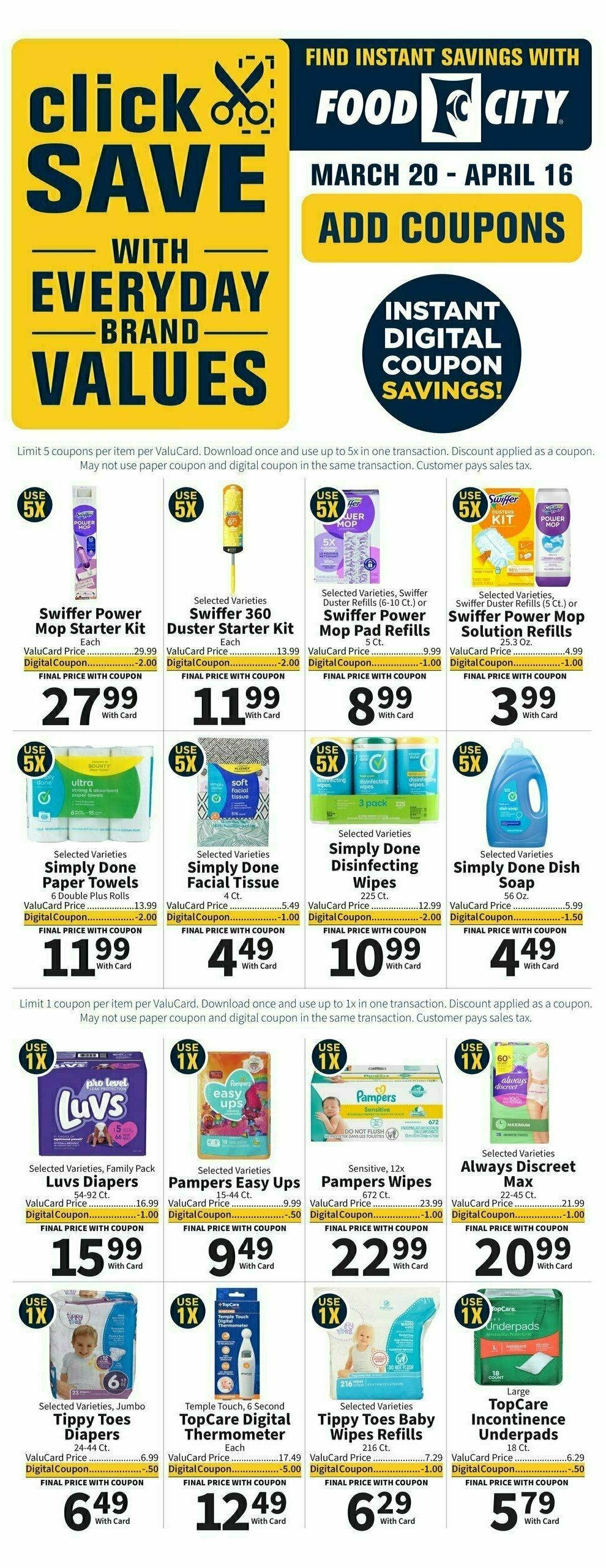 Food City Weekly Ad from March 20