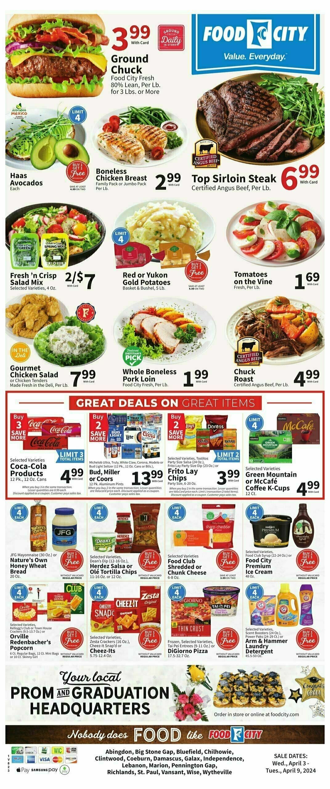 Food City Weekly Ad from April 3