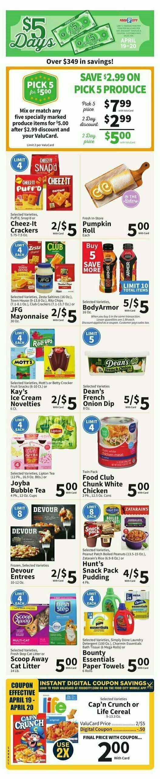 Food City Weekly Ad from April 17