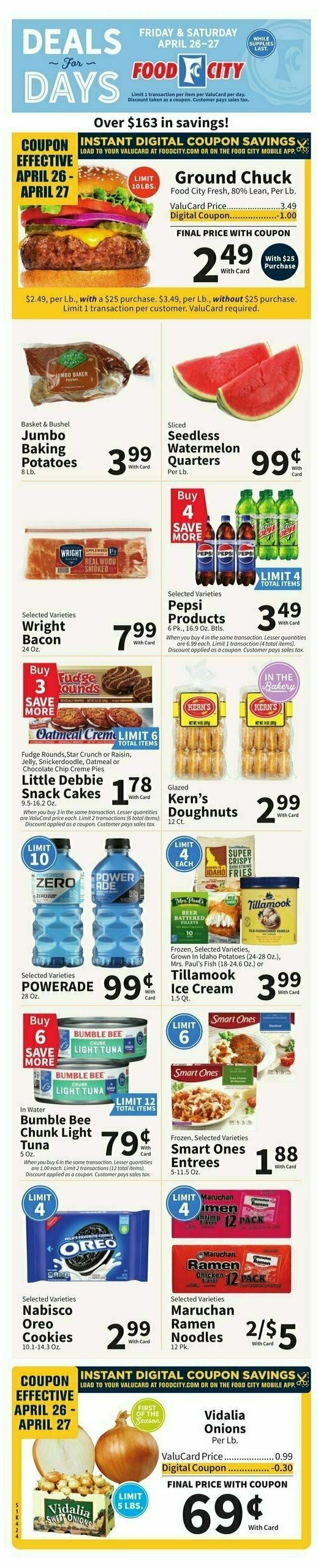 Food City Weekly Ad from April 24