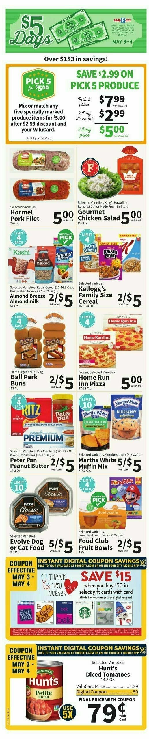 Food City Weekly Ad from May 1