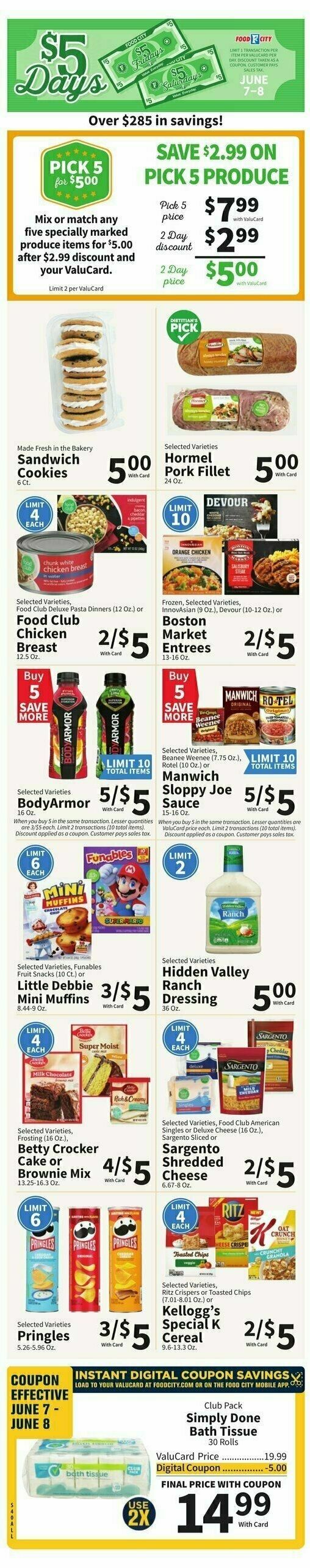 Food City Weekly Ad from June 5