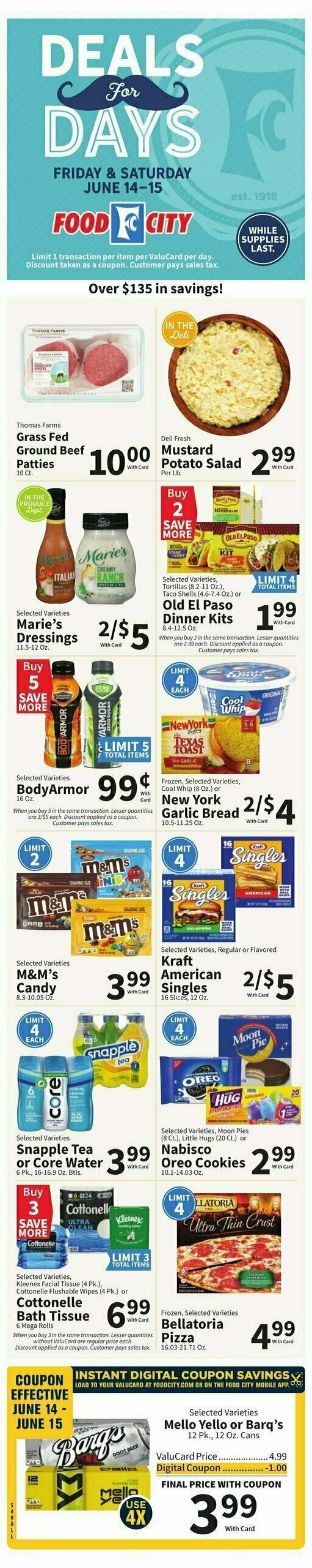 Food City Weekly Ad from June 12