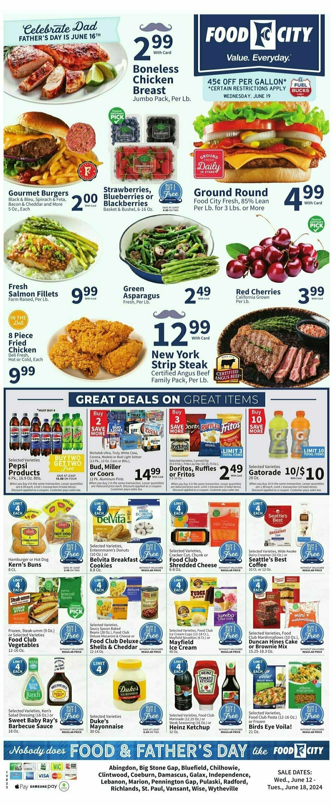 Food City Weekly Ad from June 12