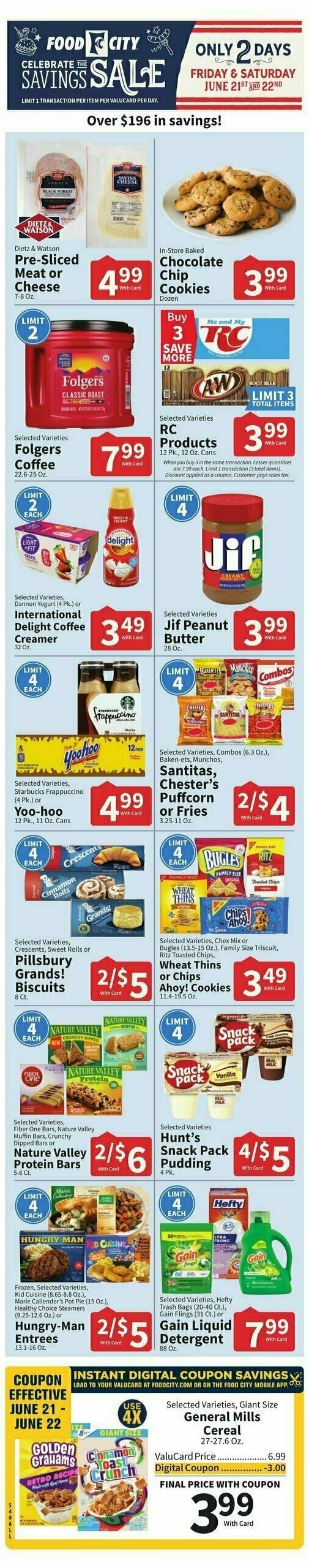 Food City Weekly Ad from June 19