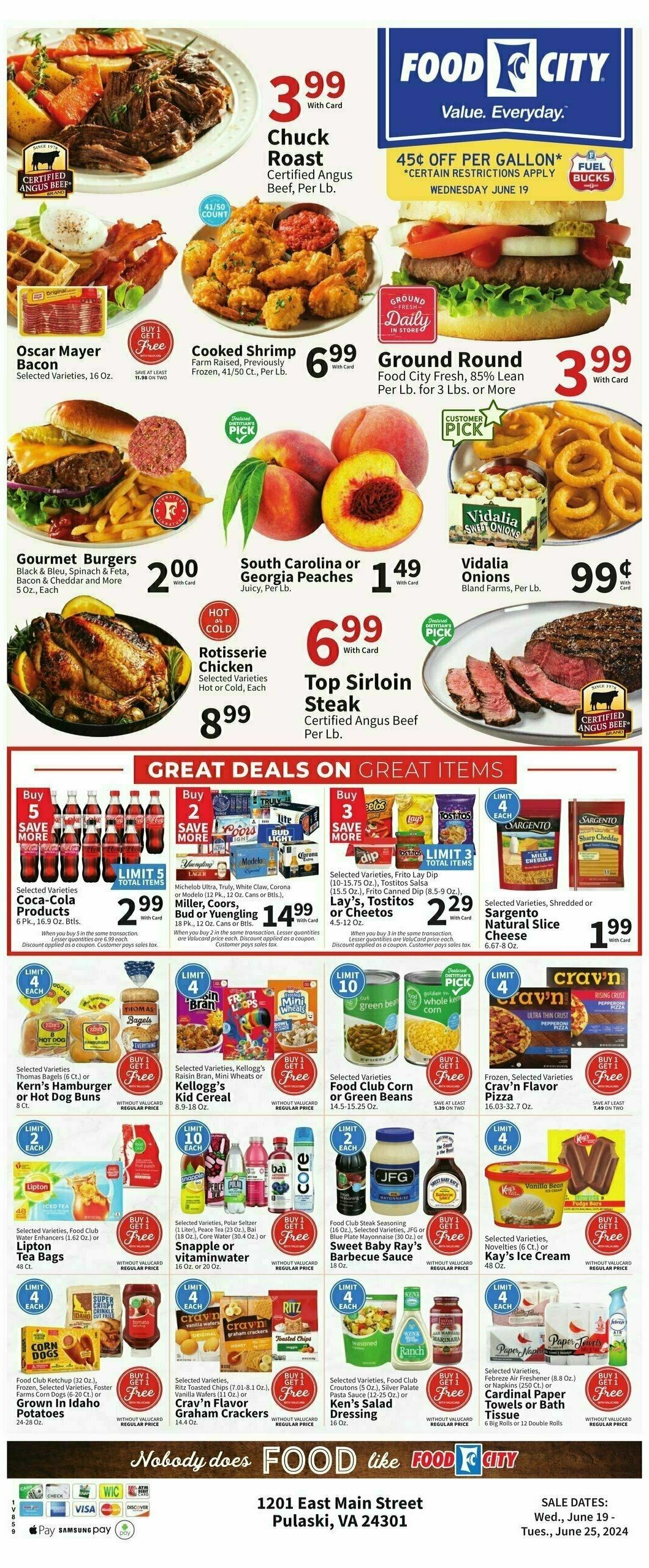 Food City Weekly Ad from June 19