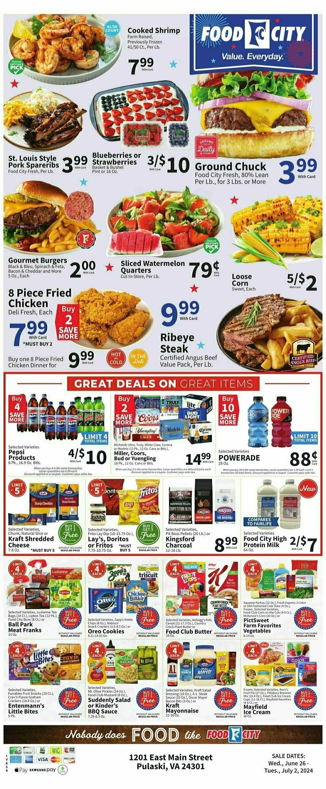 Food City Weekly Ad from June 26