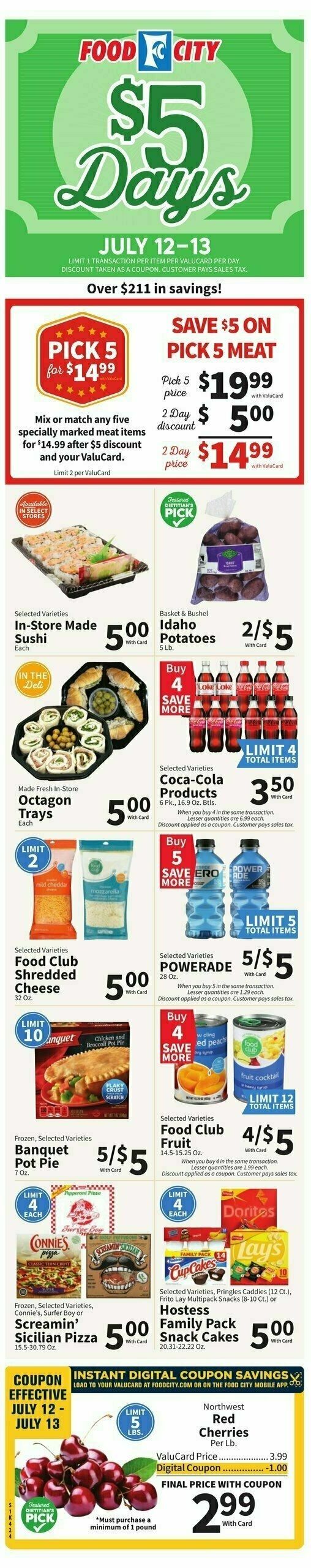 Food City Weekly Ad from July 10