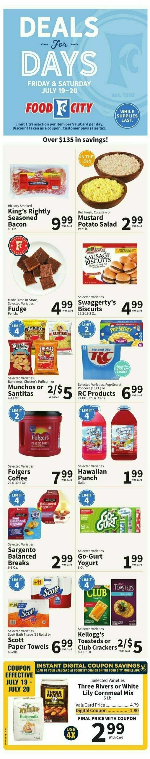 Food City Weekly Ad from July 17