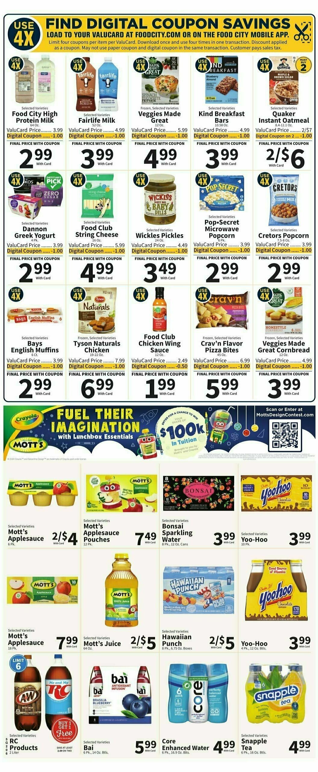 Food City Weekly Ad from July 31