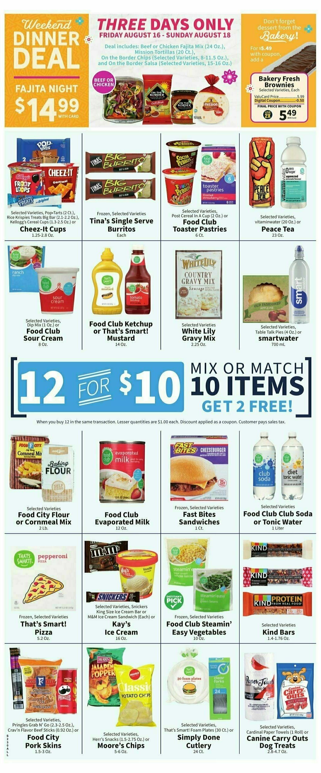 Food City Weekly Ad from August 14