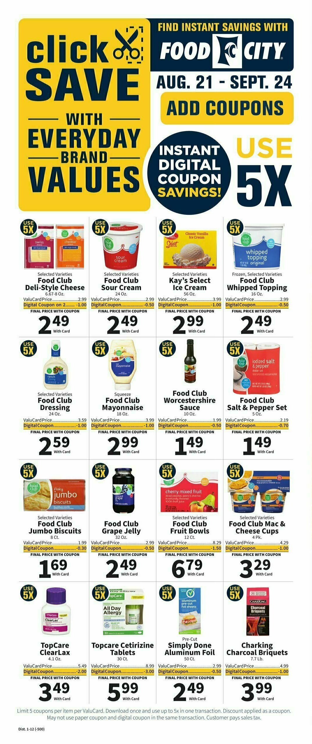 Food City Weekly Ad from August 21