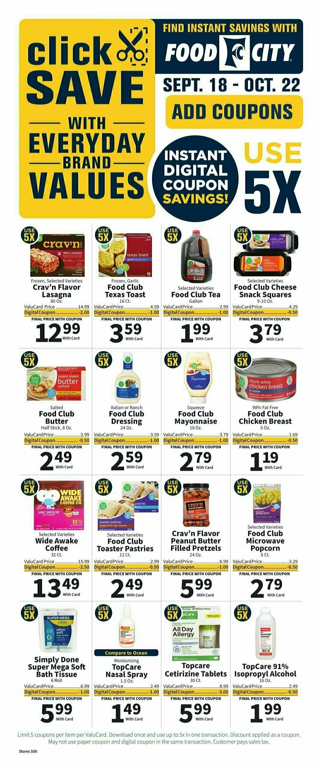 Food City Weekly Ad from September 18