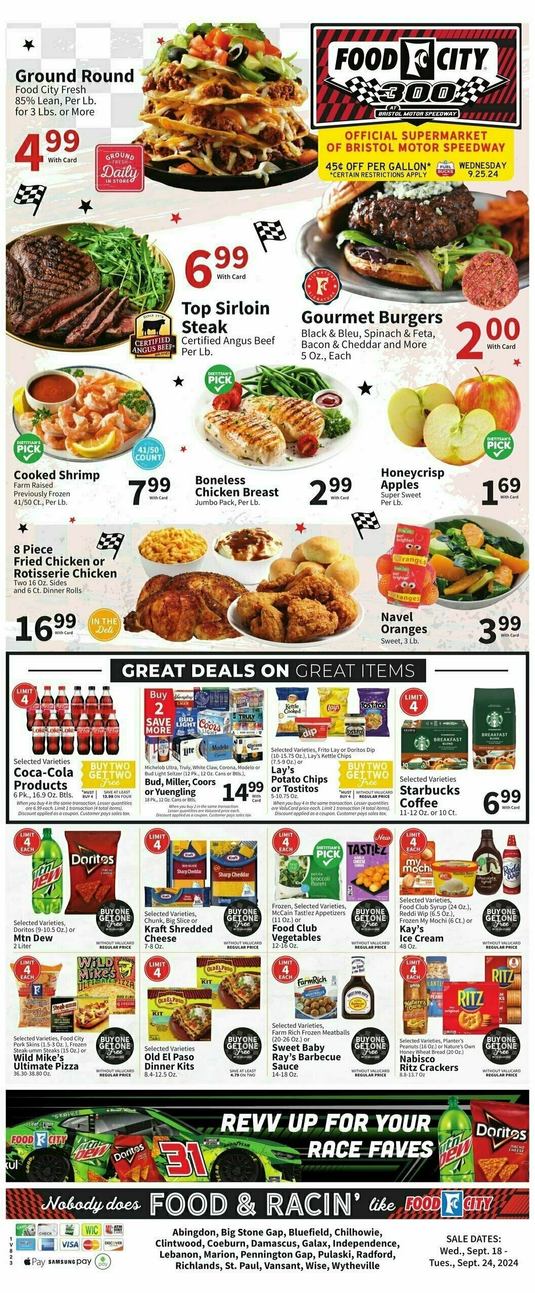 Food City Weekly Ad from September 18