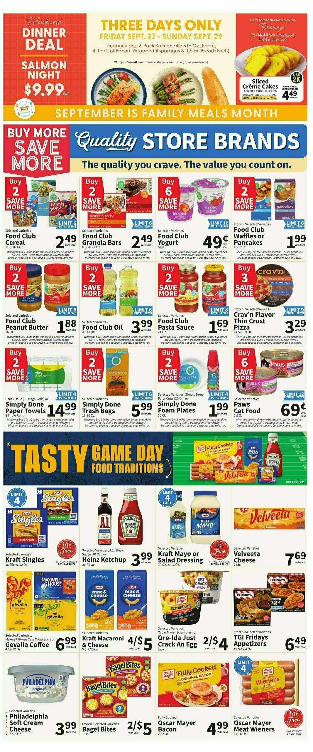 Food City Weekly Ad from September 25