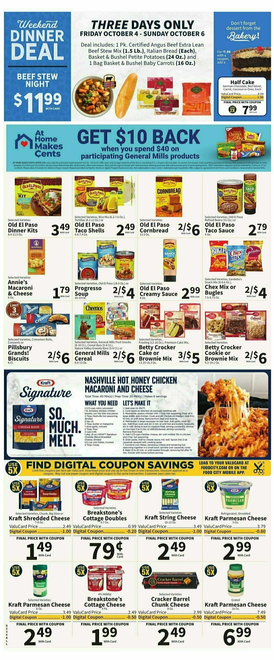 Food City Weekly Ad from October 2