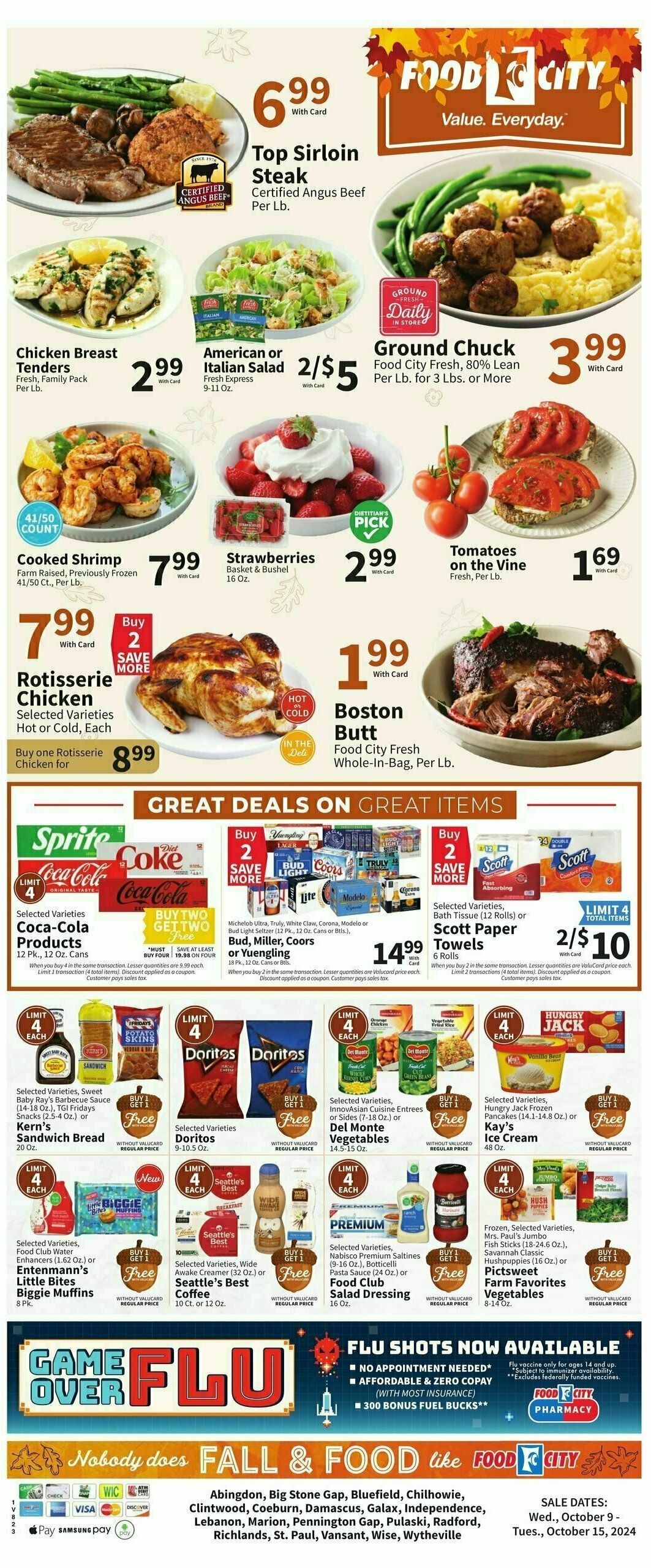 Food City Weekly Ad from October 9