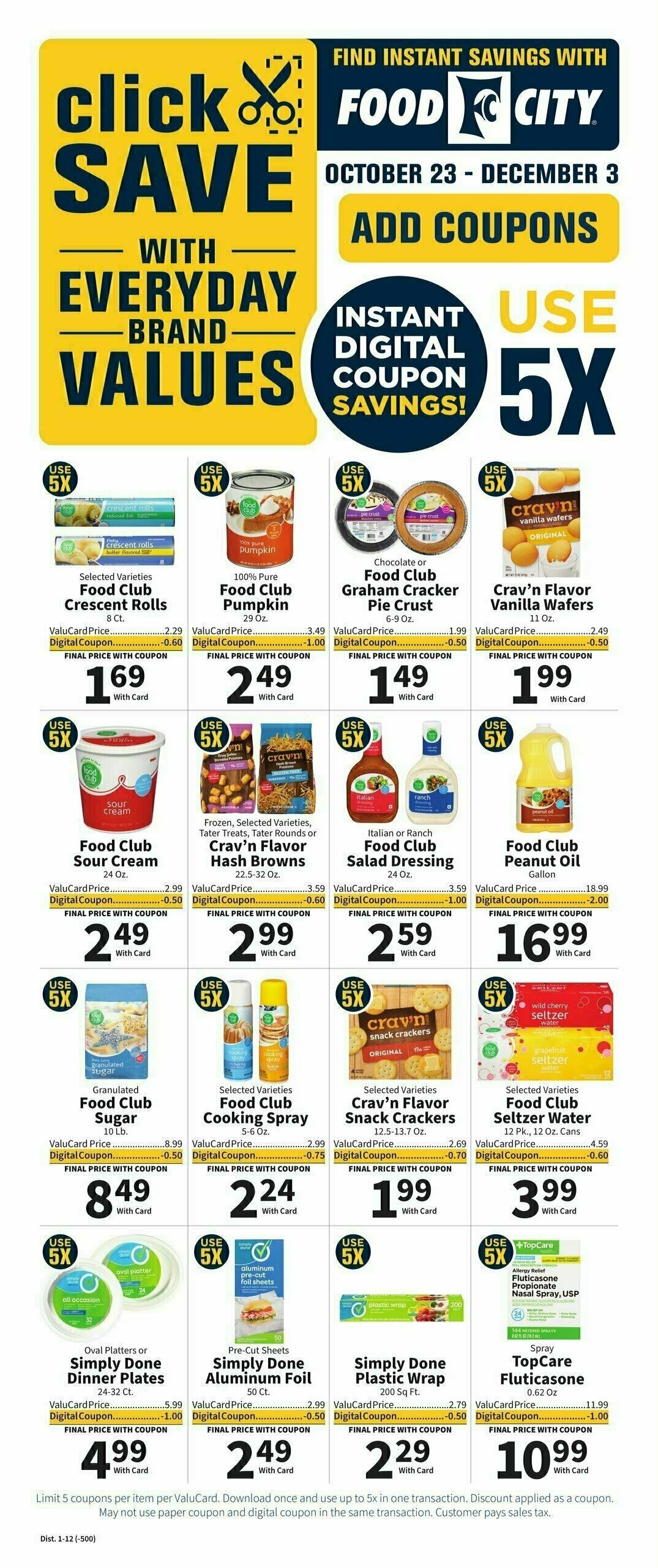 Food City Weekly Ad from October 23