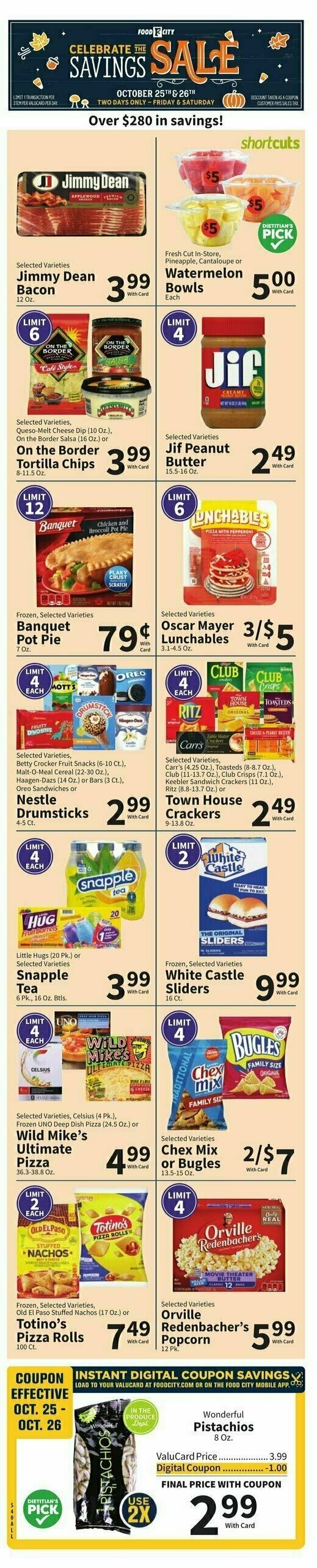 Food City Weekly Ad from October 23