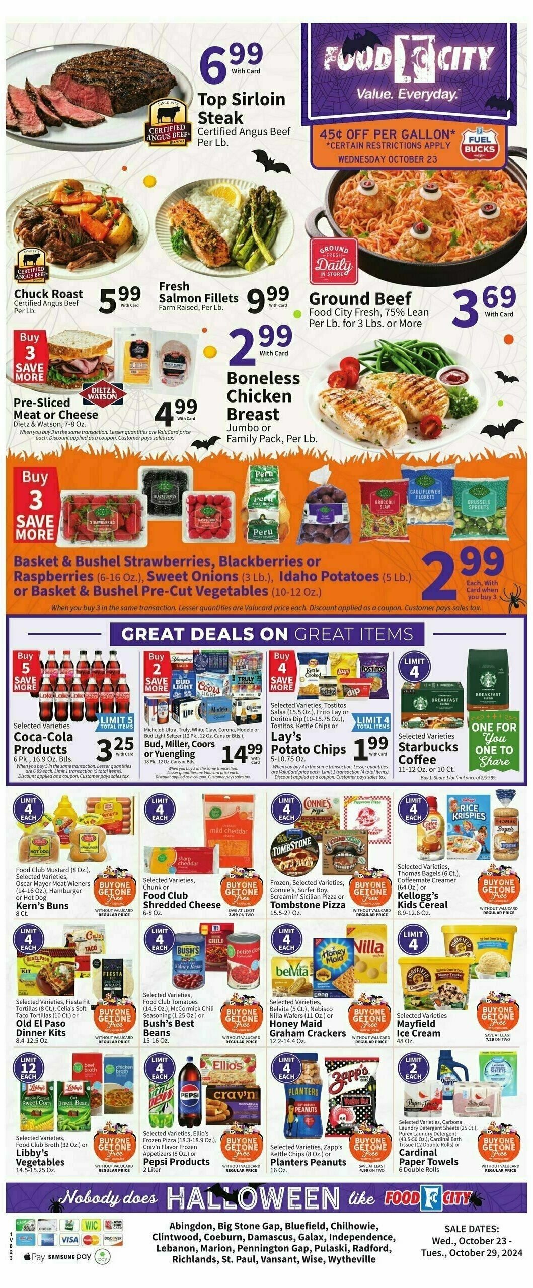 Food City Weekly Ad from October 23