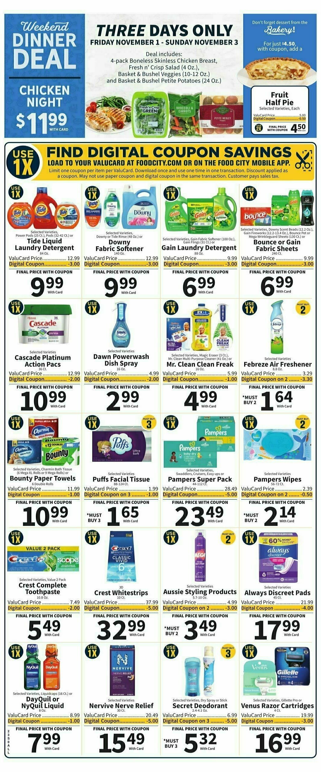 Food City Weekly Ad from October 30