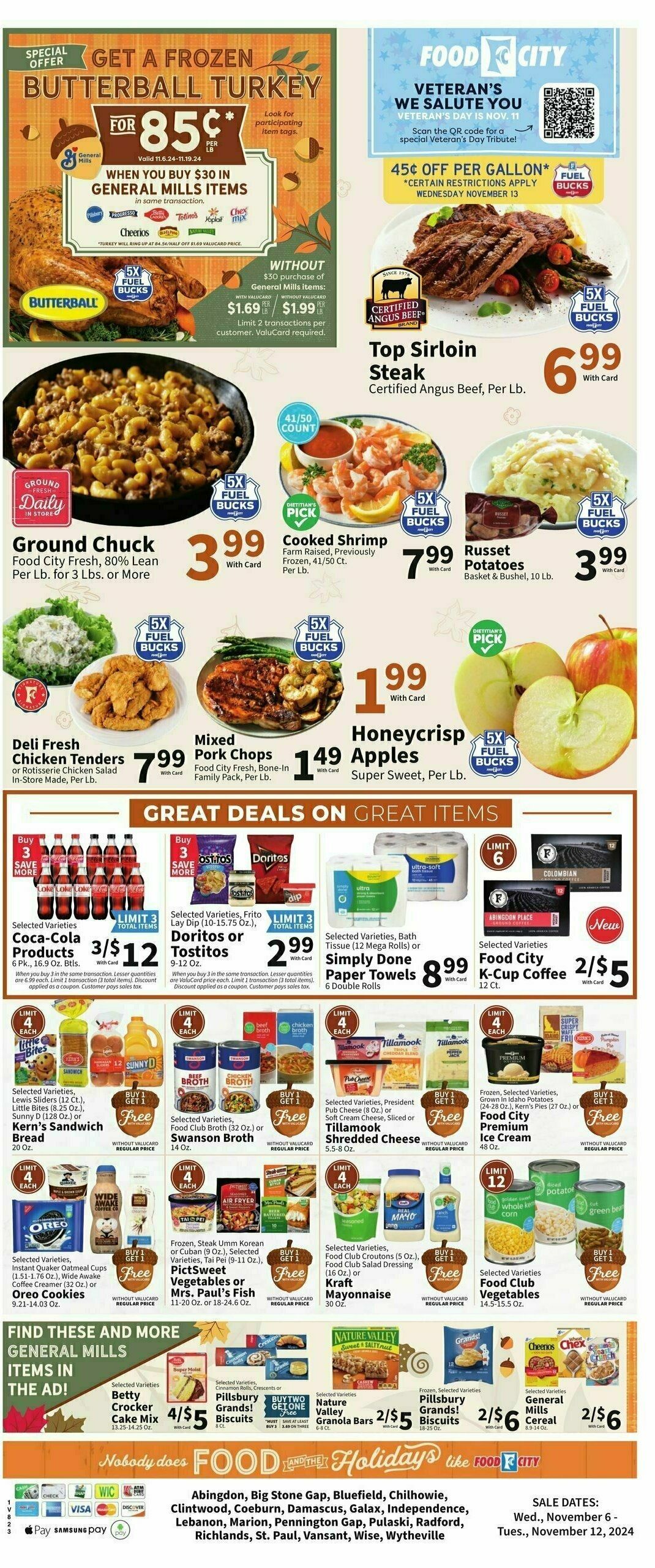 Food City Weekly Ad from November 6