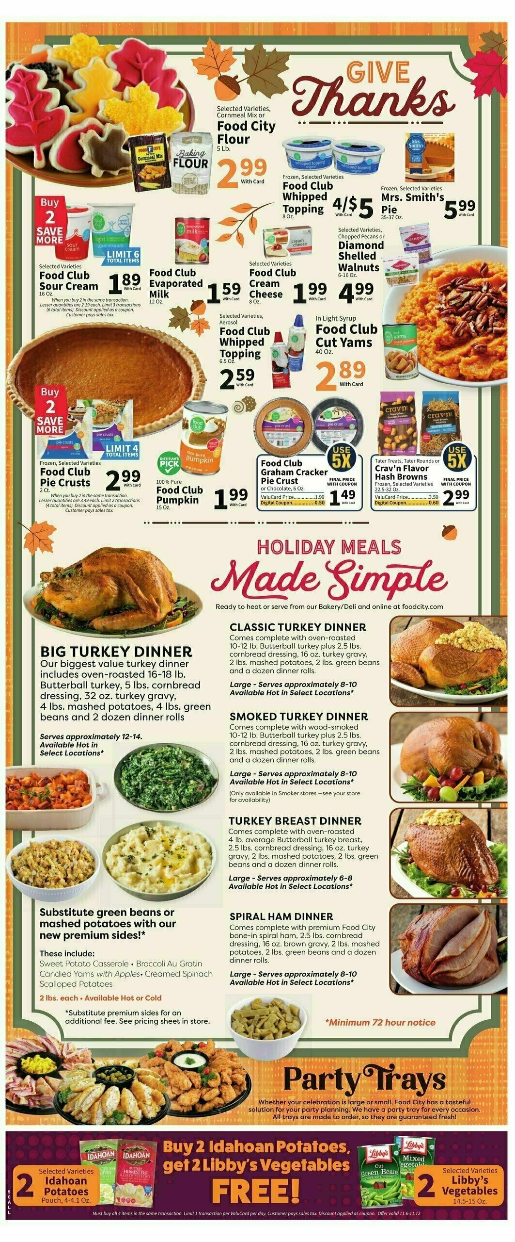 Food City Weekly Ad from November 6