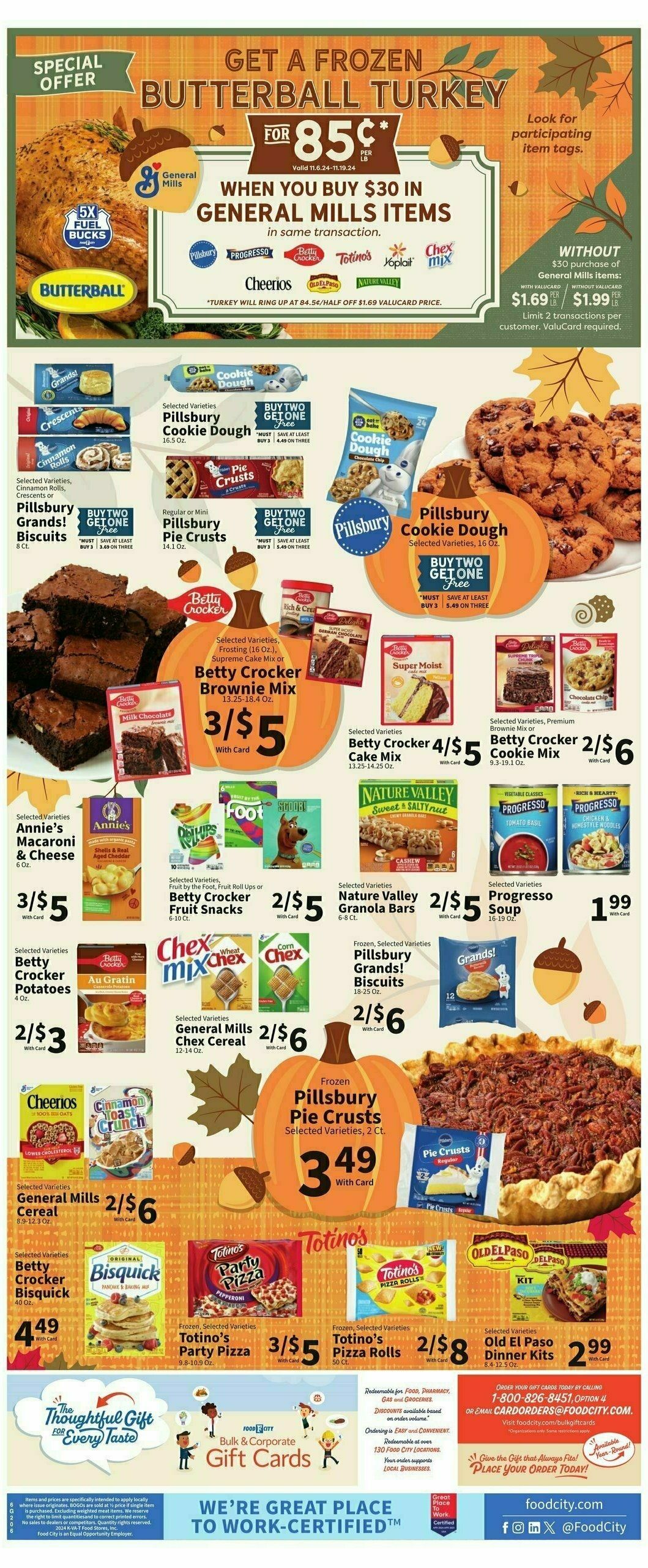 Food City Weekly Ad from November 6