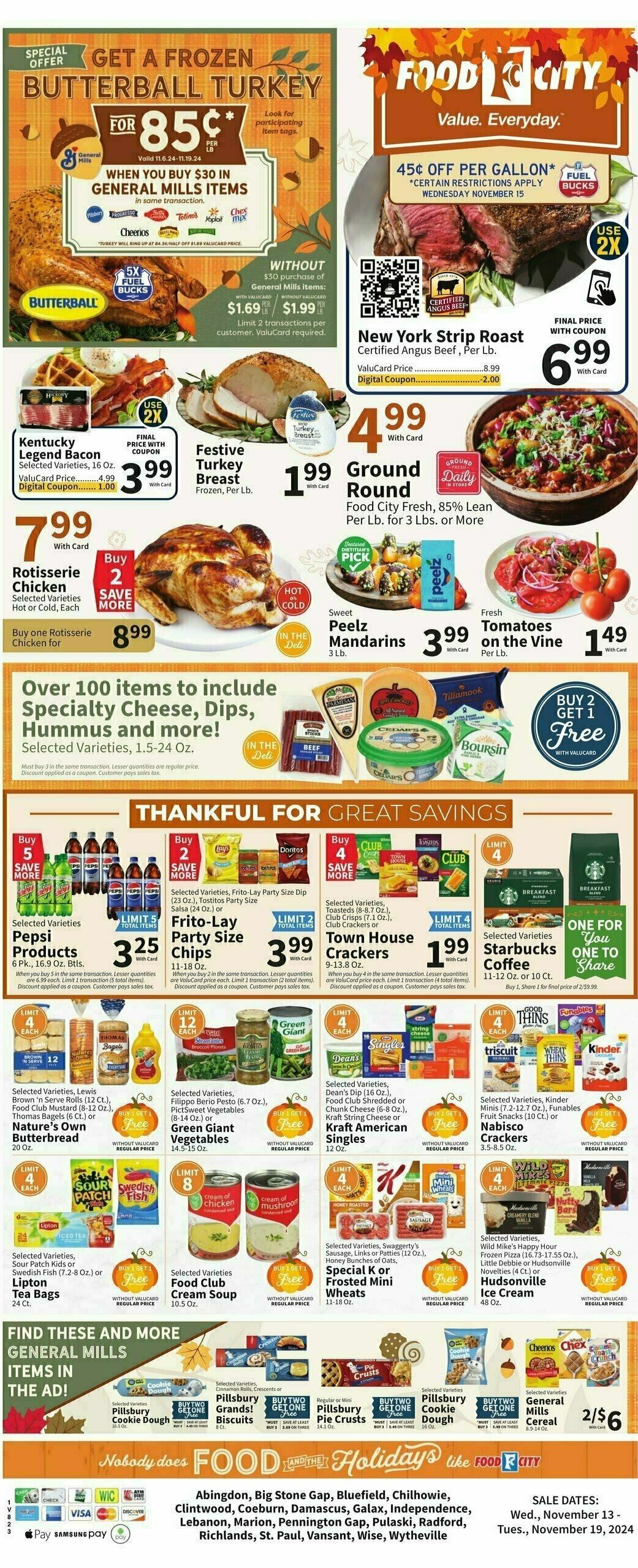 Food City Weekly Ad from November 13