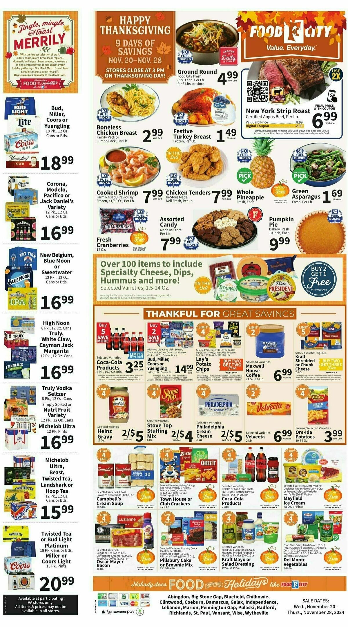 Food City Weekly Ad from November 20