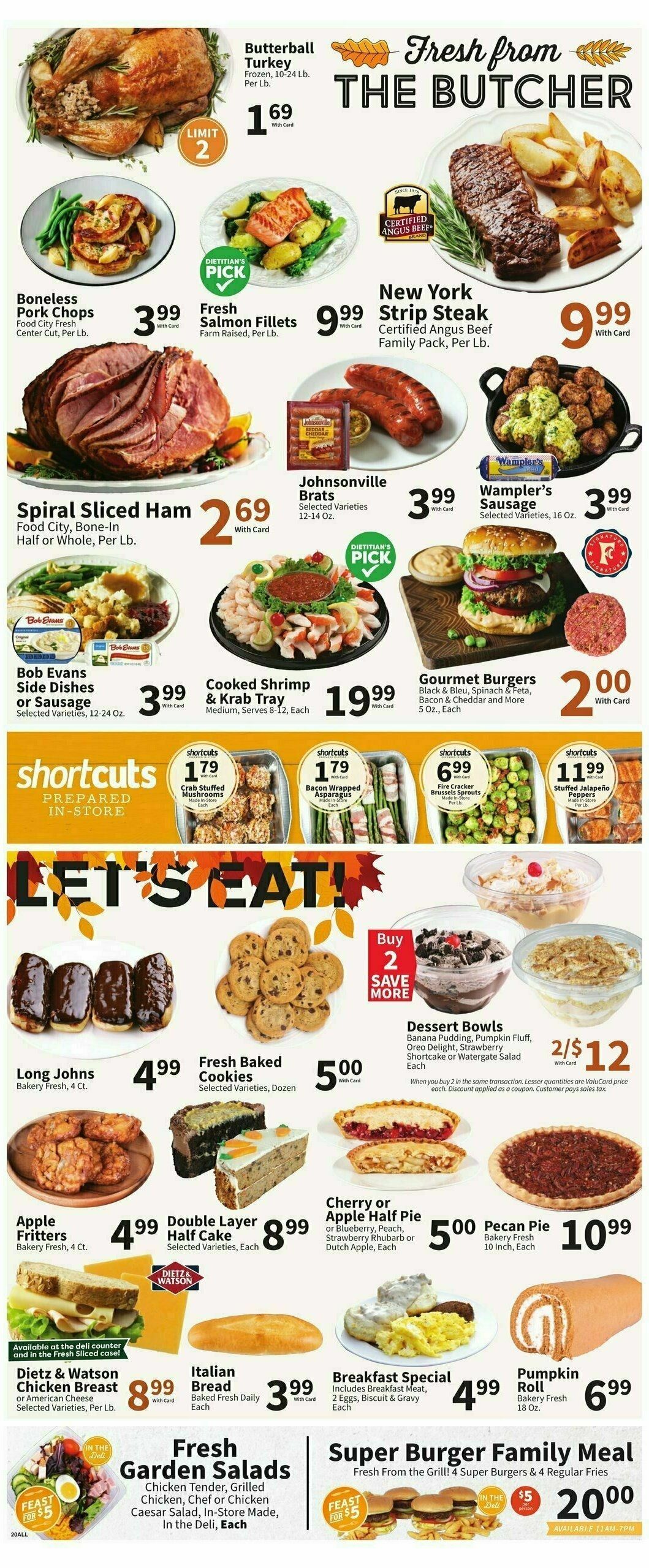 Food City Weekly Ad from November 20