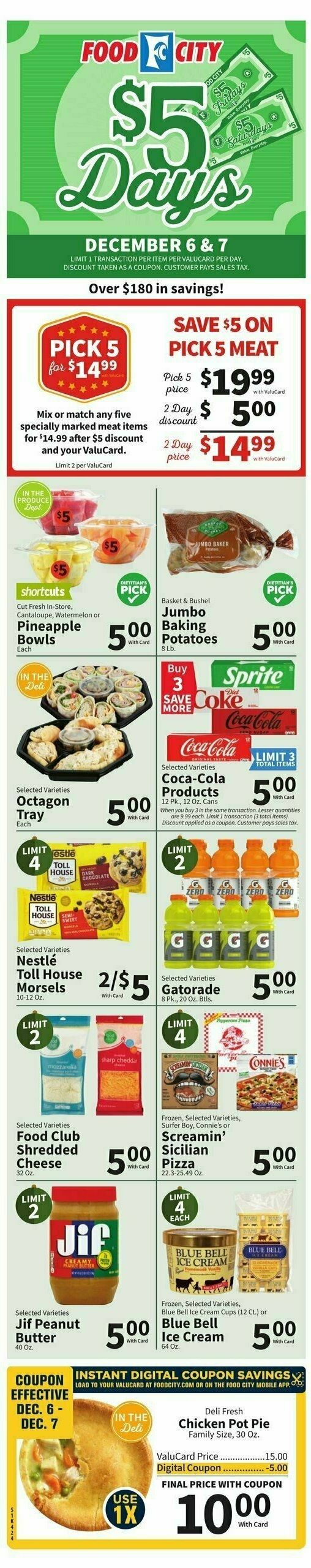 Food City Weekly Ad from December 4