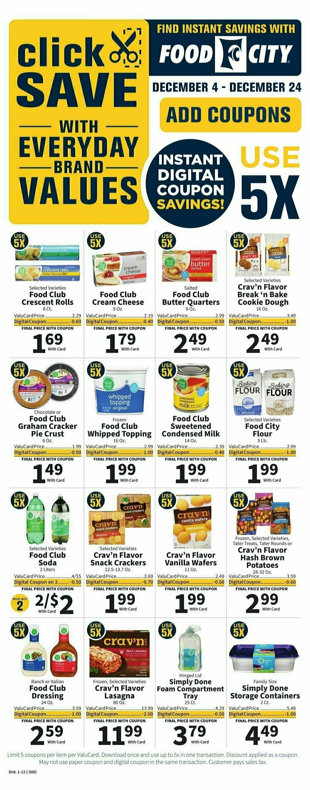 Food City Weekly Ad from December 4