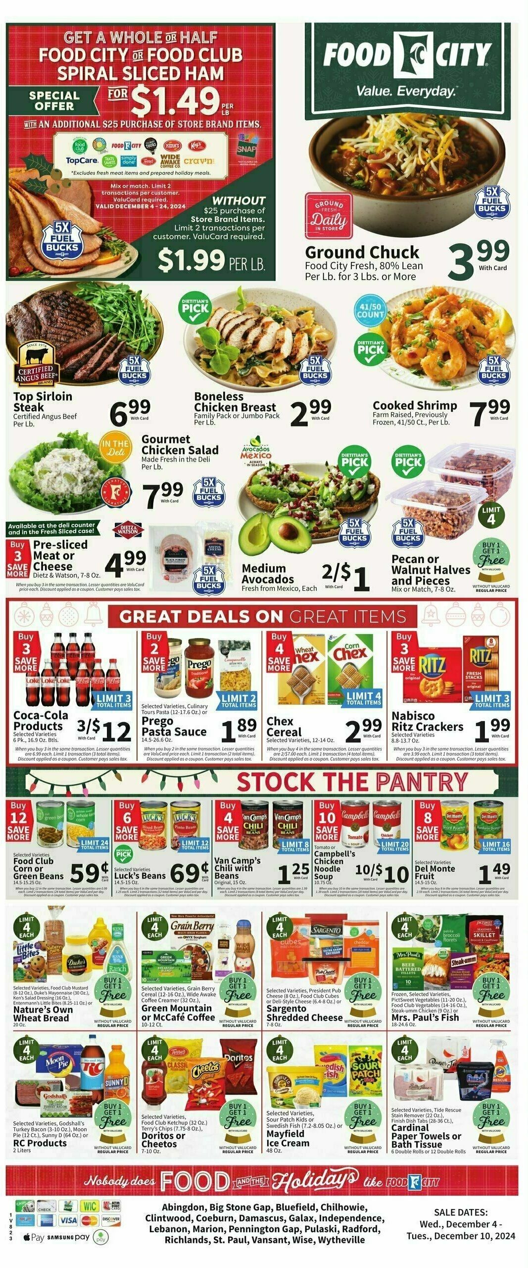 Food City Weekly Ad from December 4