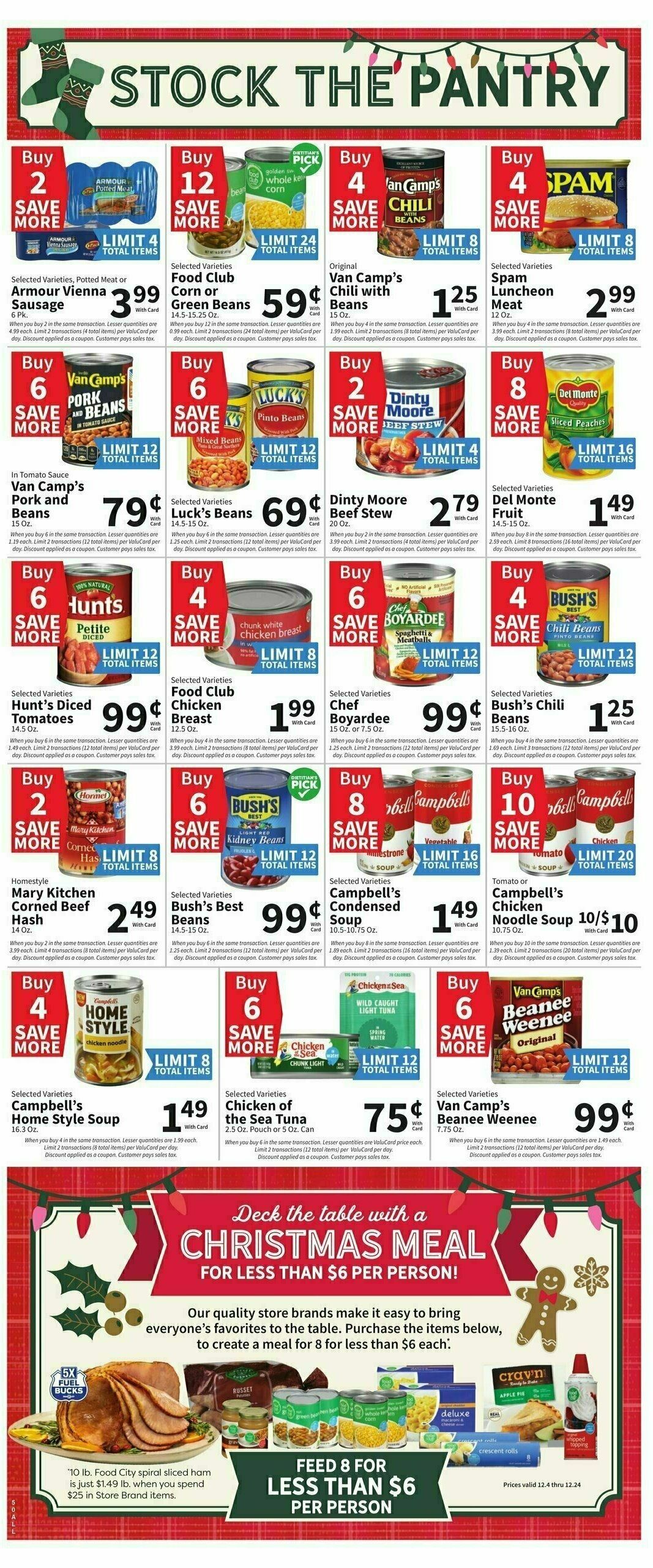 Food City Weekly Ad from December 4