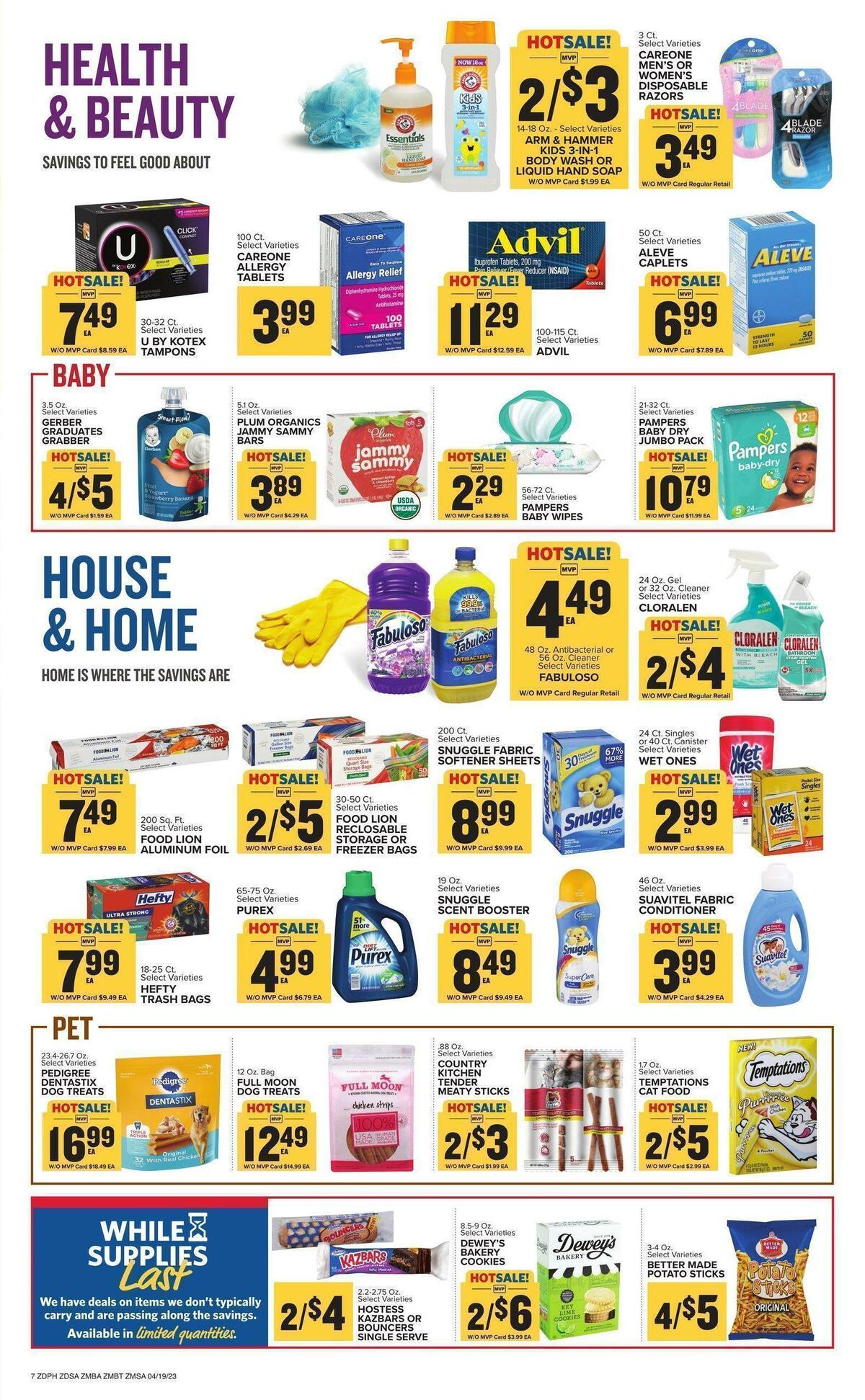 Food Lion Weekly Ad from April 19