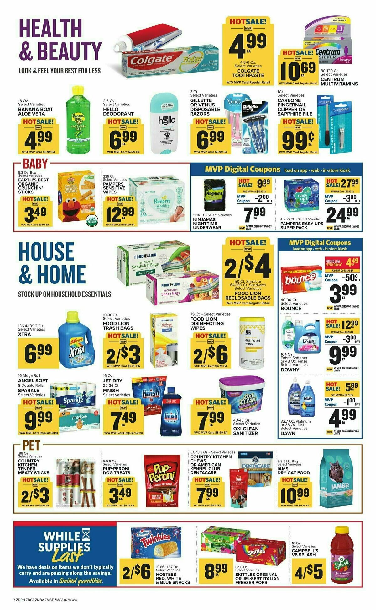 Food Lion Weekly Ad from July 12