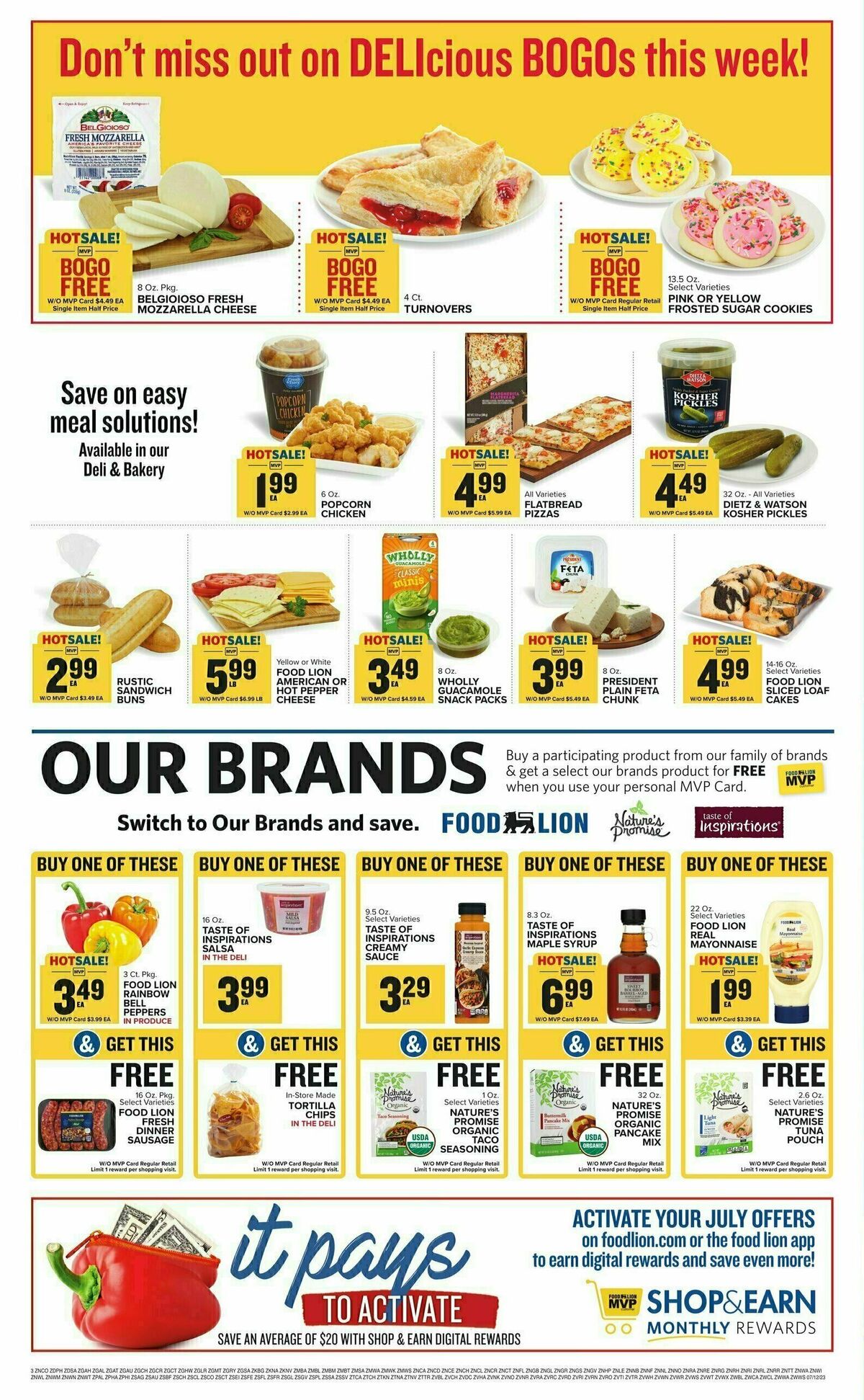 Food Lion Weekly Ad from July 12