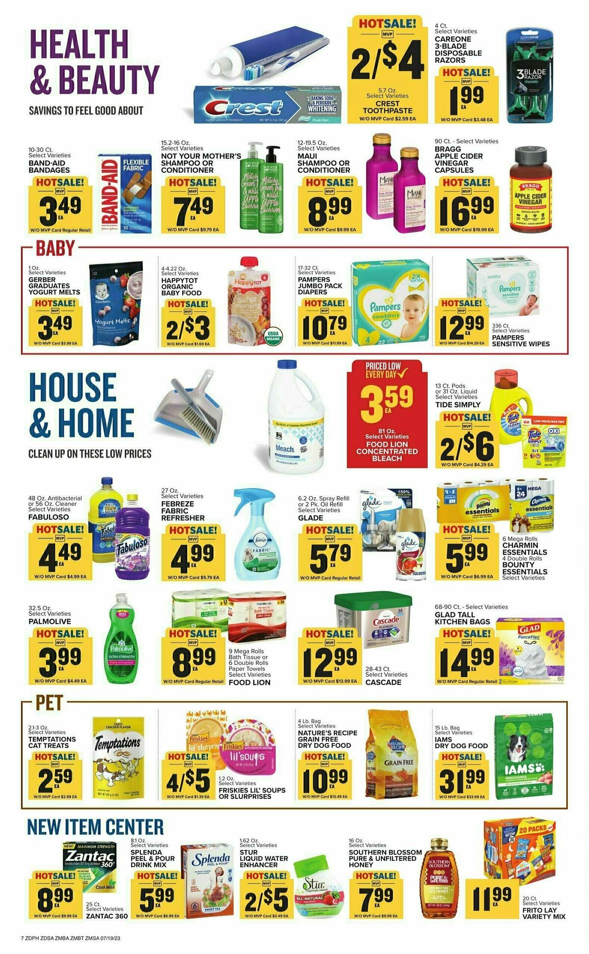 Food Lion Weekly Ad from July 19