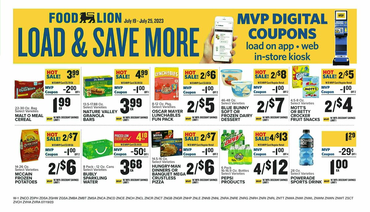 Food Lion Weekly Ad from July 19