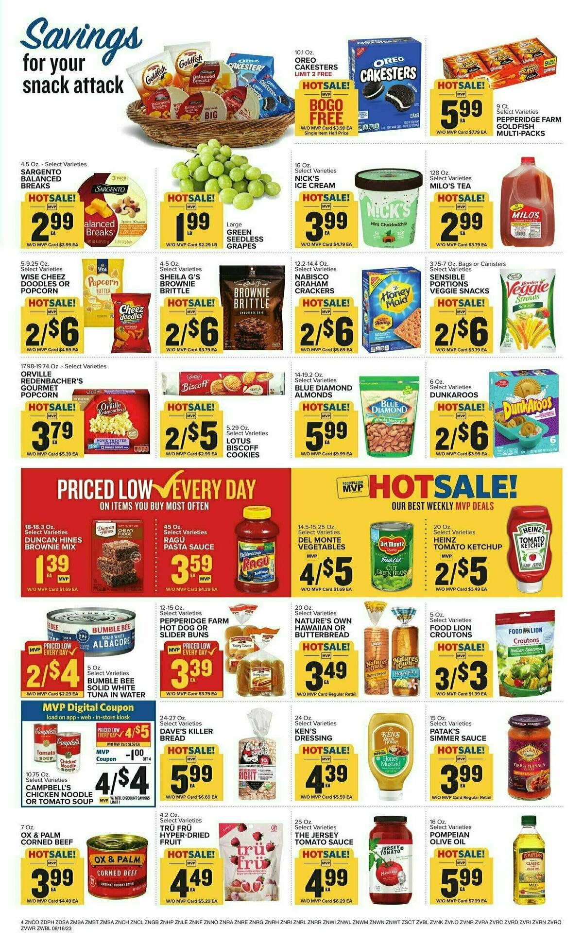 Food Lion Weekly Ad from August 16