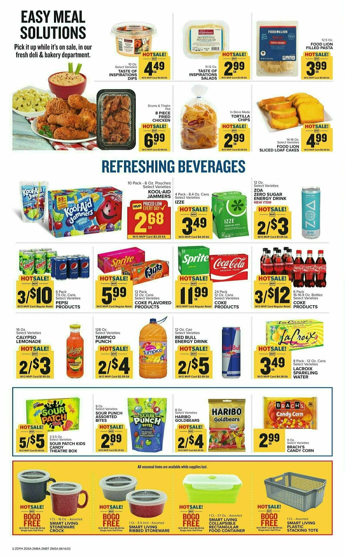 Food Lion Weekly Ad from August 16