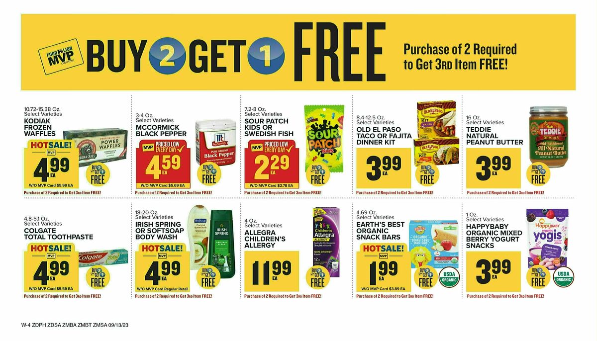Food Lion Weekly Ad from September 13