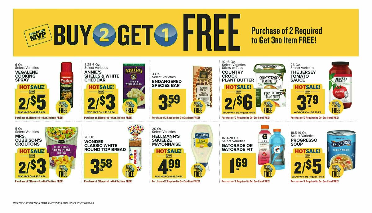 Food Lion Weekly Ad from September 20