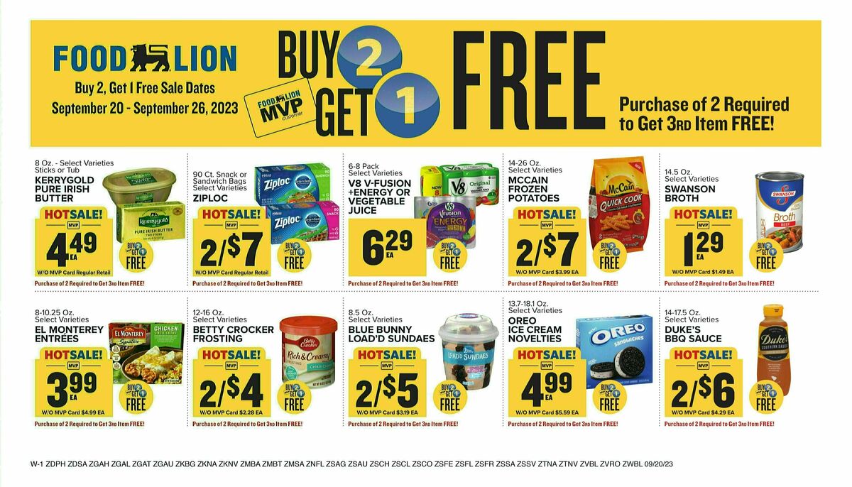 Food Lion Weekly Ad from September 20