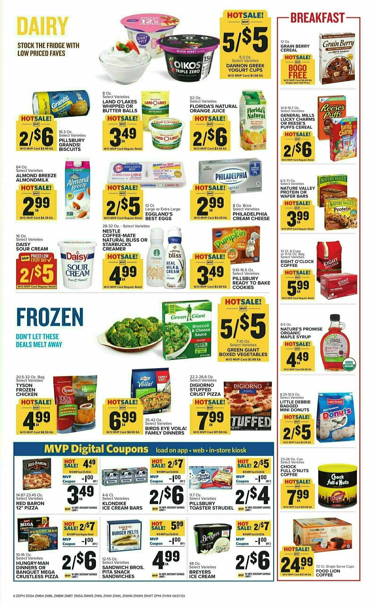 Food Lion Weekly Ad from September 27